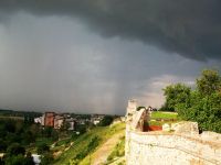 Festung Kalemegdan, das Gewitter naht