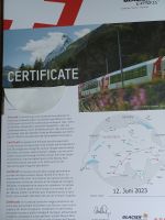 Teilnehmerzertificat, Glacier Express
