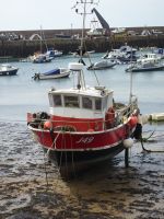 Jersey, Hafen Gorey bei Ebbe