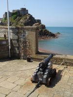 Jersey, Elizabeth Castle - Mittagskanone