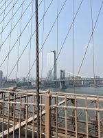 Spaziergang über die Brooklyn Bridge 
