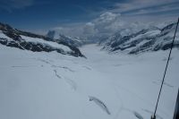 Blick zum Aletschgletscher