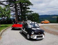 Seniorenausflug im Oldtimer am Gronjace Lockout Aussichtsturm