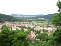 Blick auf Schäßburg