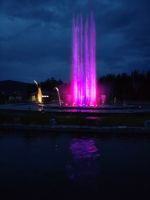 Gura Humorului, Fontänenpark