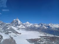 Blick vom Kleinen matterhorn- 3883 m ü.M.