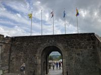 3. Reisetag – Von Glasgow nach Fort William – Fahnen auf dem Stirling Castle