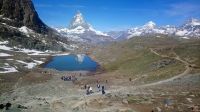 Zermatt - Ausflug zum Gornergrat - Rotenboden - Riffelsee mit Matterhornspiegelung...