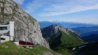 Bergstation mit Esel..