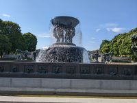 Vigeland-Park in Oslo - Lebensbrunnen