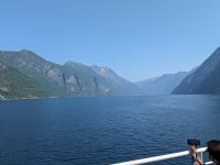  Fährschiff auf dem Geirangerfjord