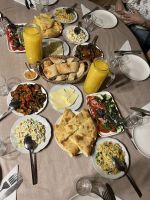 Abendessen bei einer Familie