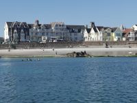Unser Hotel Ommaroo mit Blick auf den Atlantik