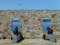 Eine Bilderbuchfestung mit allem, was dazu gehört.