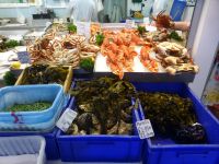 … Krustentiere sind im Angebot.