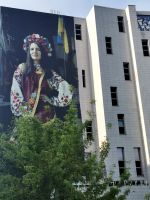 Man symphatisiert mit der Ukrainie in Vilnius