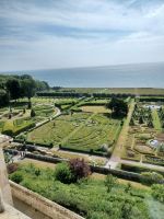 Dunrobin Casle Blick auf die Gartenanlage