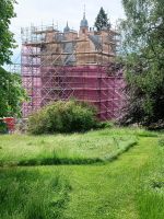 Craigievar Castle eingerüstet öffnet 2024 wieder