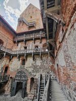 Innenhof der Wasserburg Trakai
