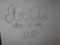 Auch Hölderlin hat im Kloster seine Unterschrift hinterlassen