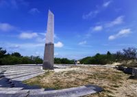 Die 13 Meter hohe Sonnenuhr steht auf der Parnidisdüne auf der Kurischen Nehrung