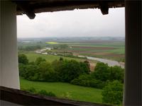 Blick von der Heuneburg ins Donautal