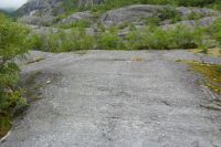 Vom Gletscher geschliffen