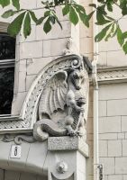 Man findet unzählige interessante Details im Jugendstilviertel von Riga