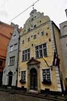 Zwei der so genannten Drei Brüder Häuser in Riga