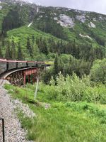 Hoch hinauf auf den White Pass