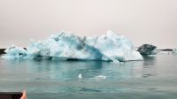 Rundreise Island - Bootsfahrt in der Gletscherlagune Jökulsarlon