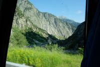 Auf der Fahrt nach Andermatt