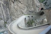 Blick zur Teufelsbrücke