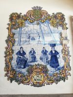 Funchal - Azulejos an der Markthalle