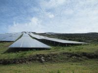 Solaranlagen in der Landschaften am Paul Serra