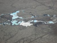 Blaue Lagune aus der Vogelperspektive