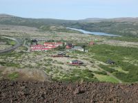 Blick vom Grabrok Krater auf die Ringstraße