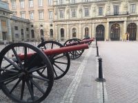 Am Schloss in Stockholm