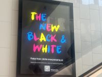 in der Unterführung von St. Moritz befindet sich eine Kunstausstellung 