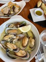 Frische Meeresfrüchte zum Abendessen