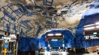 Stockholm - T-Bane - Metrostation - Kunstgalerie