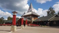 Polarkreis - Napapiiri - Rovaniemi in Finnisch Lappland