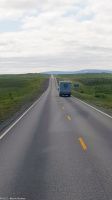 E6 auf der Finnmarkvidda in Richtung Süden nach Alta