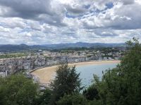 Blick vom Monte Urgull auf Donostia