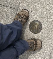 Muscheln und Wanderschuhe - Ultreia y buen camino!