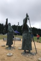 heute eingezäunt wegen eines Musikfestivals