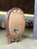 Weinfass im Weingut Granbazan