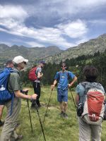 Unser Bergführer Jordi mit einem Teil der Eberhardt Wandergruppe