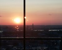 Sonnenuntergang von der Skybar