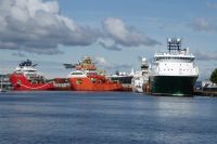 Bergen Hafen Offshore Versorger